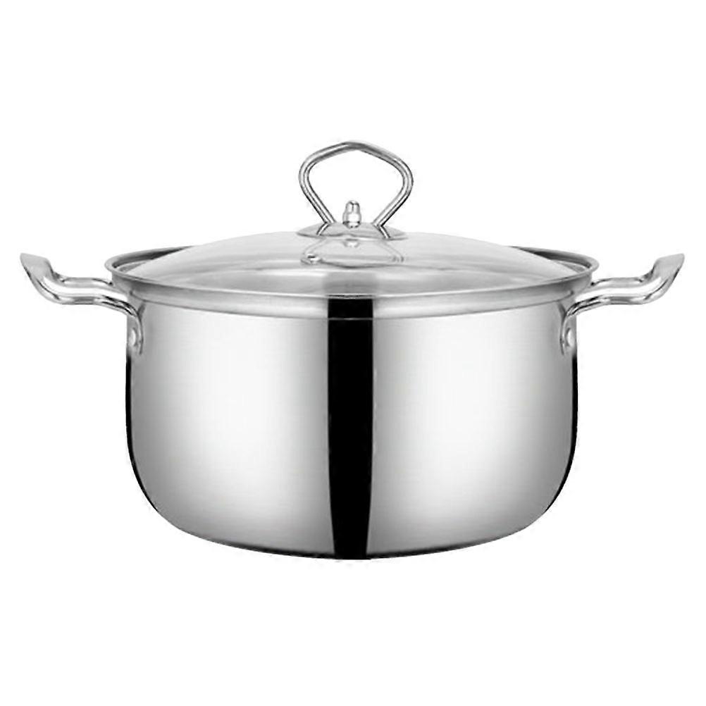 Non Stick Stainless Steel Milk Pot, Multi Function Cooking Saucepan for Induction & Gas Stoves, Easy Clean Kitchen Pot with Handles, Versatile for