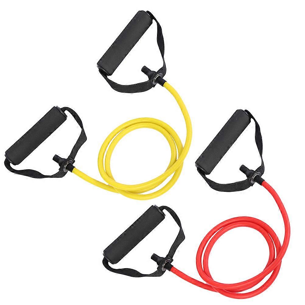 Portable Elastic Pull Rope Resistance Bands with Comfortable Handles Multifunctional Stretch Bands for Full Body Workout, Yoga, , and Strength