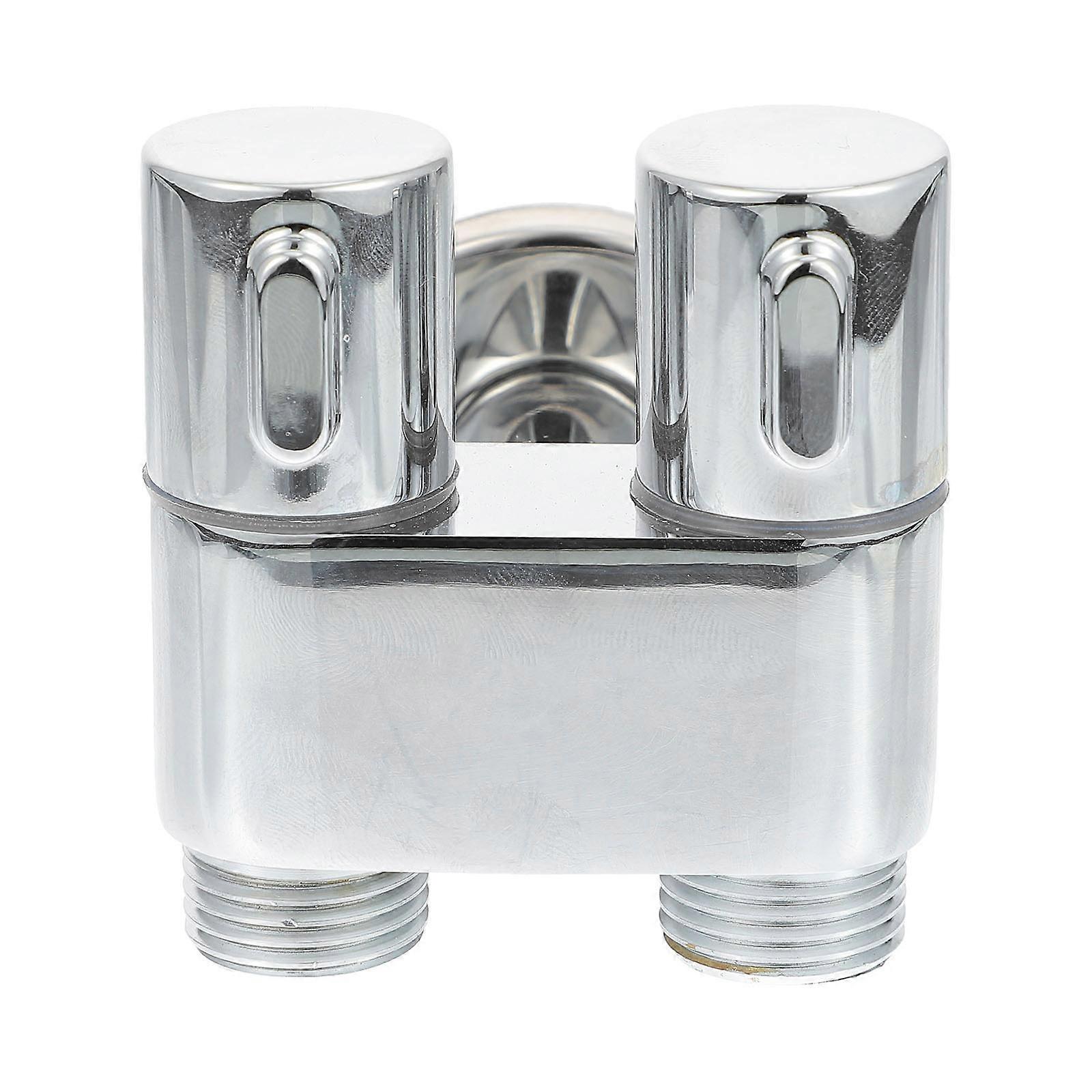 Dual Control Faucet for Home Use Made of Copper Silver Color Very Practical and Durable 1 pc