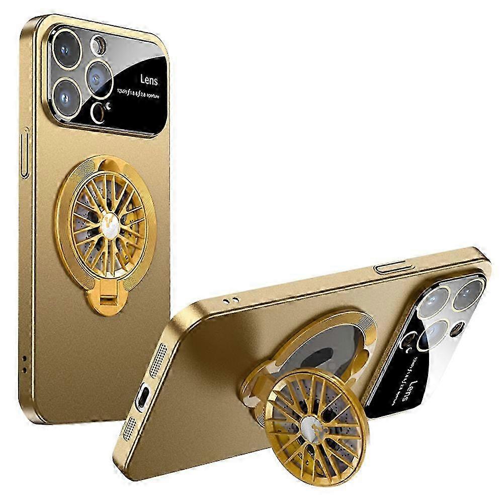 Rotating Fidget Spinner Case with Large Window Protective Cover and Stand Function for Compatible Devices