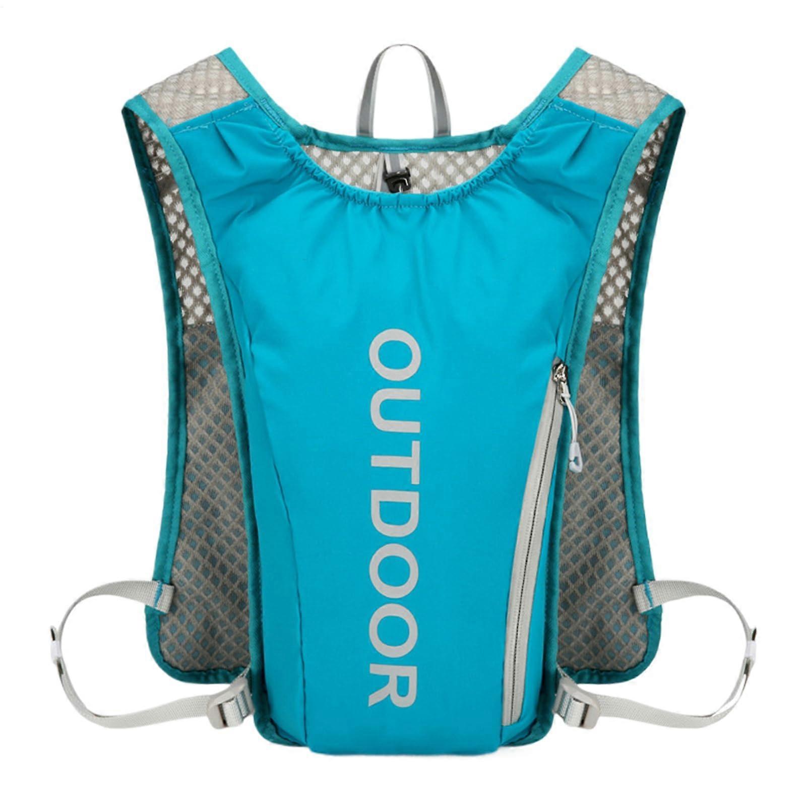 Running hydration bag, water backpack, hydration backpack, 5L capacity builtin bladder design adjustable for cycling, hiking, outdoor activities.