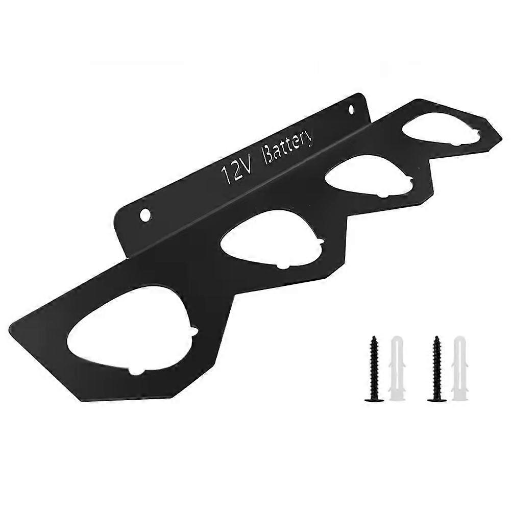 Metal Battery Holder for M12 Li-Ion Battery Wall Mount Tool Bracket Fixing Devices Battery Rack wit
