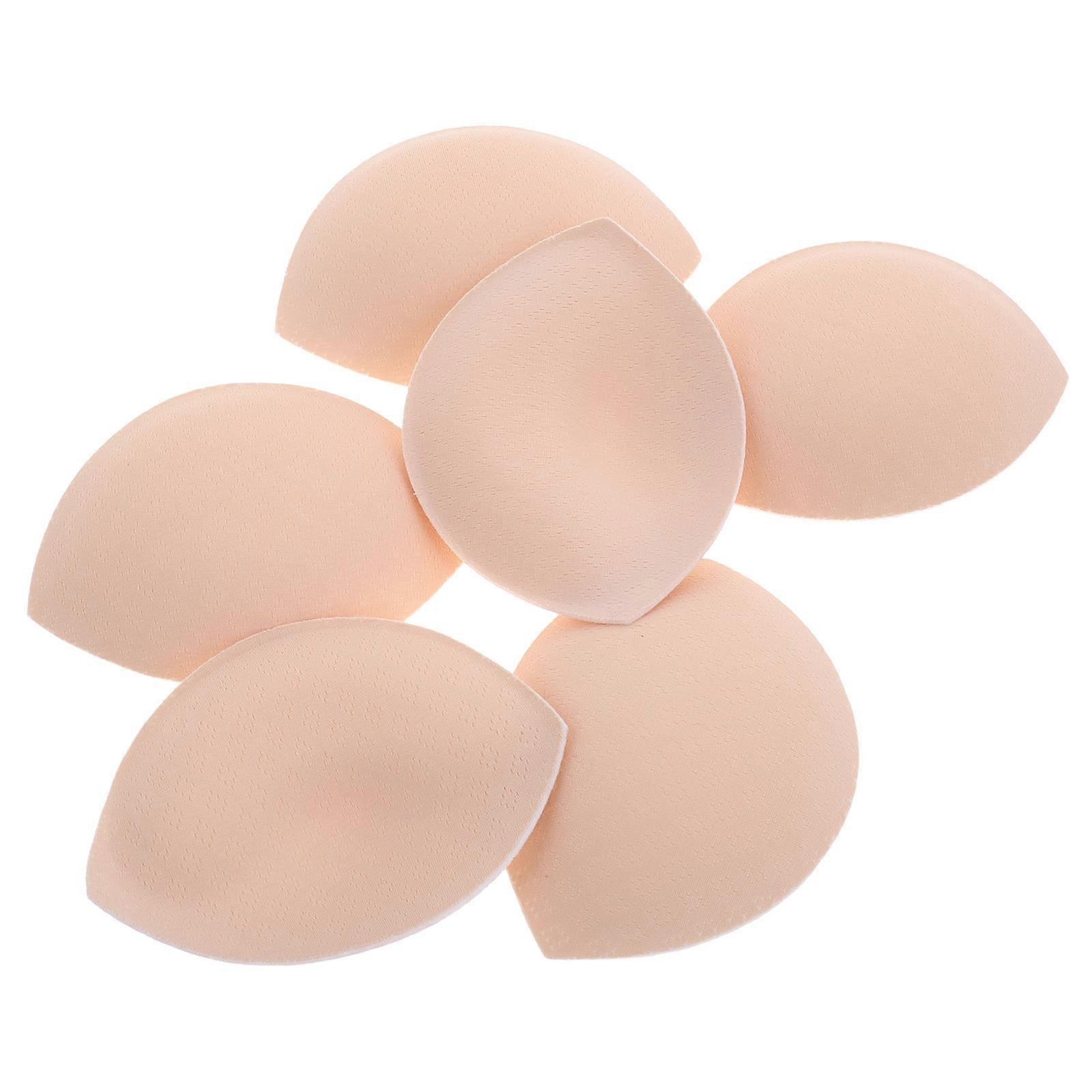 3 Pairs Removable Sponge Pads for Women – Breathable, Moisture Wicking Inserts for Sports, Yoga, Gym, and Running – Enhanced Cleavage Design