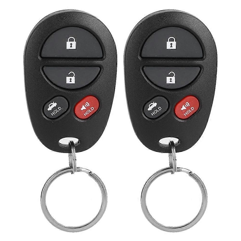 Black Universal Car Anti Theft System 4 Buttons Keyless Entry System Central Locking Kit