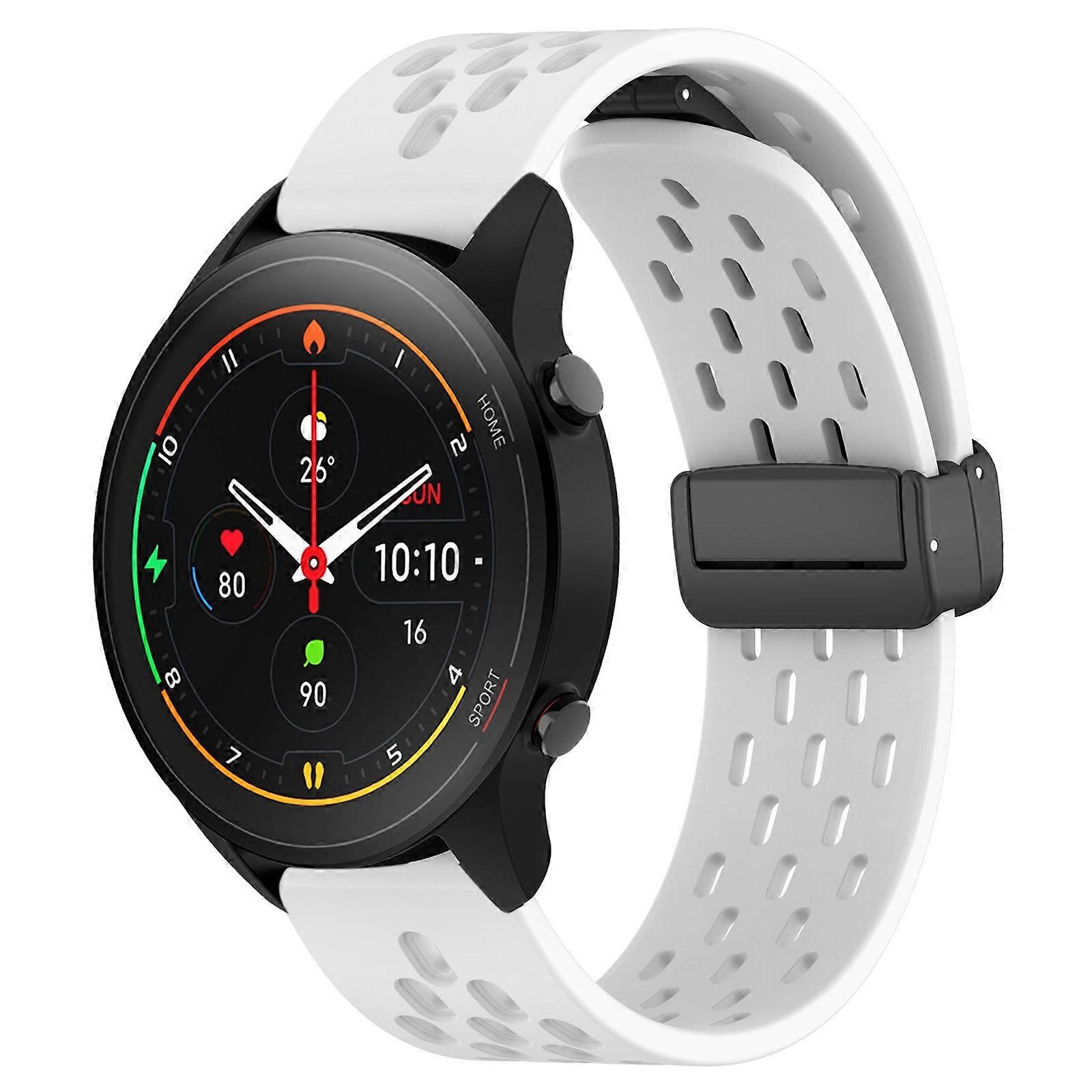 22mm Folding Magnetic Clasp Silicone Watch Band