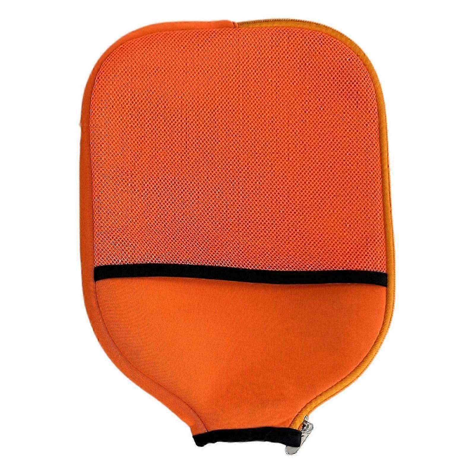 Waterproof Zipper Pouch for Pickleball Paddle Portable Racket Protector Black