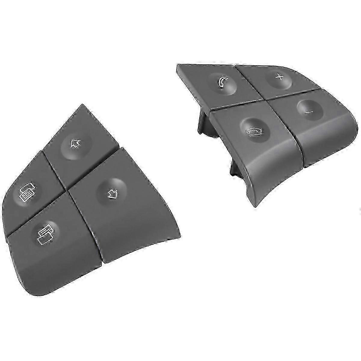 Grey 4 Keys Steering Wheel Button Multi-Function Switch Button Switch Button for - ML B R