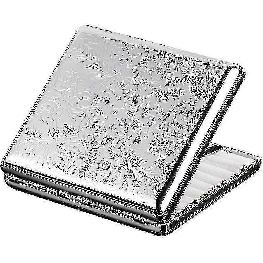 Cigarette Case: Elegant Stainless Steel Cigarette Case Suitable for Certain Brands