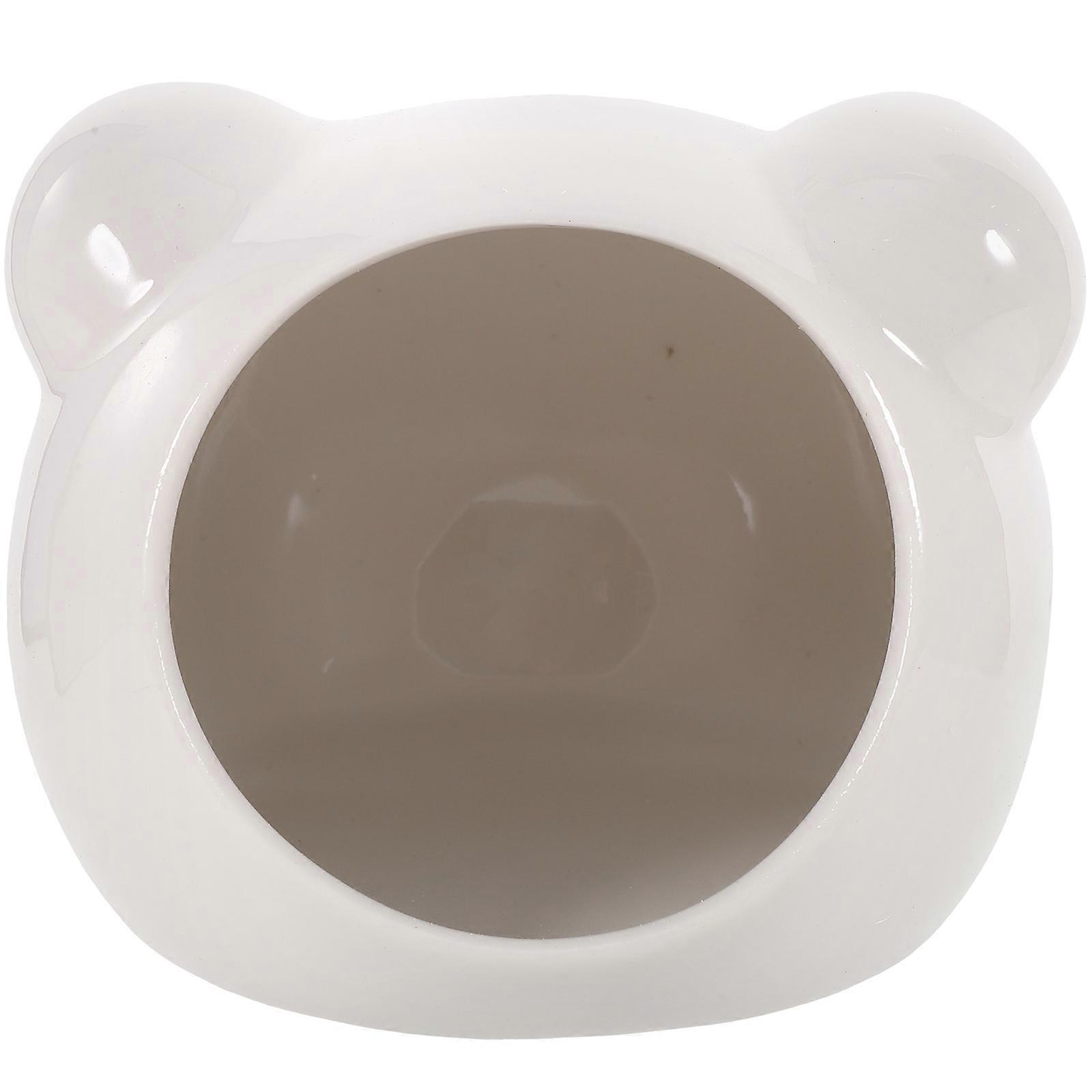 White Ceramic Hamster Hideout for Summer Rest 1 Piece
