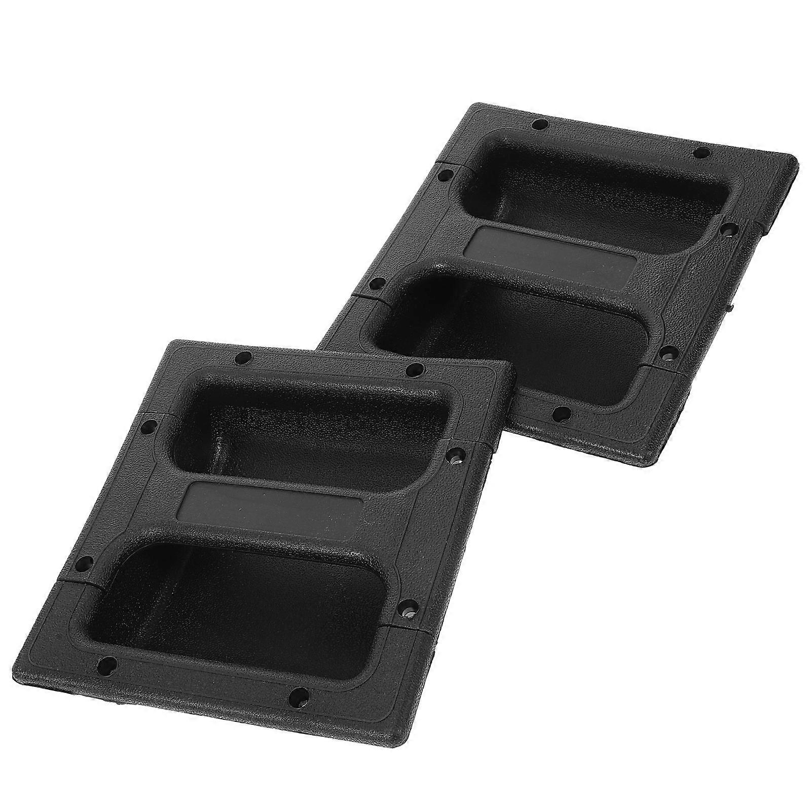 Durable Plastic Speaker Handle Replacement 2pcs Easy Install Amplifiers Accessory For Audio Equipment