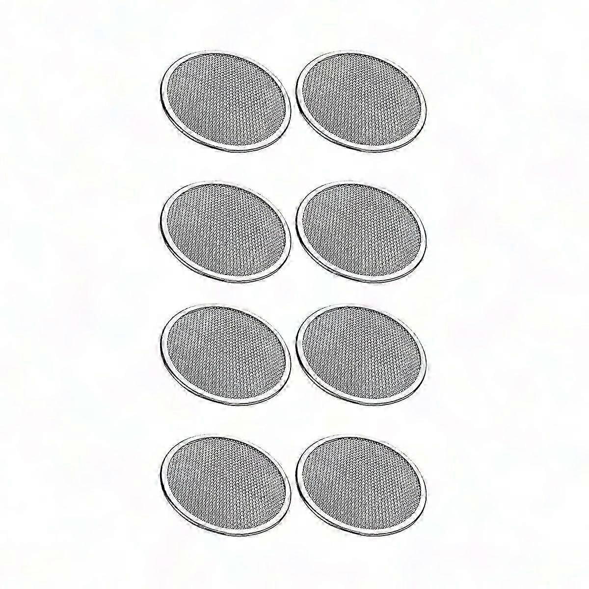 86mm Jars 8 Pack Stainless Steel Sprouting Lids