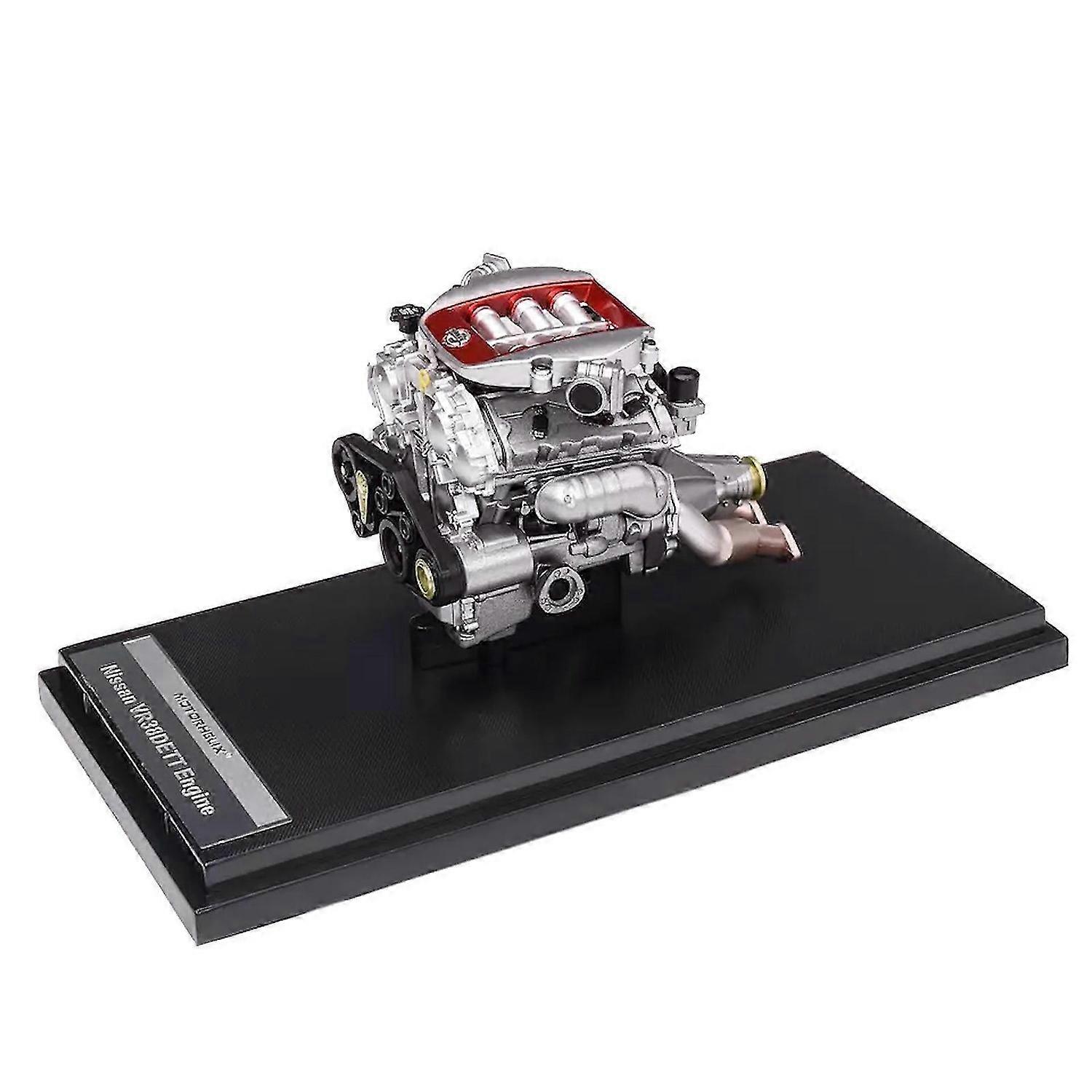 For MH 1:18 HEC JDM GTR R35 VR38 Dett Turbo Engine Model Diecast Metal Car