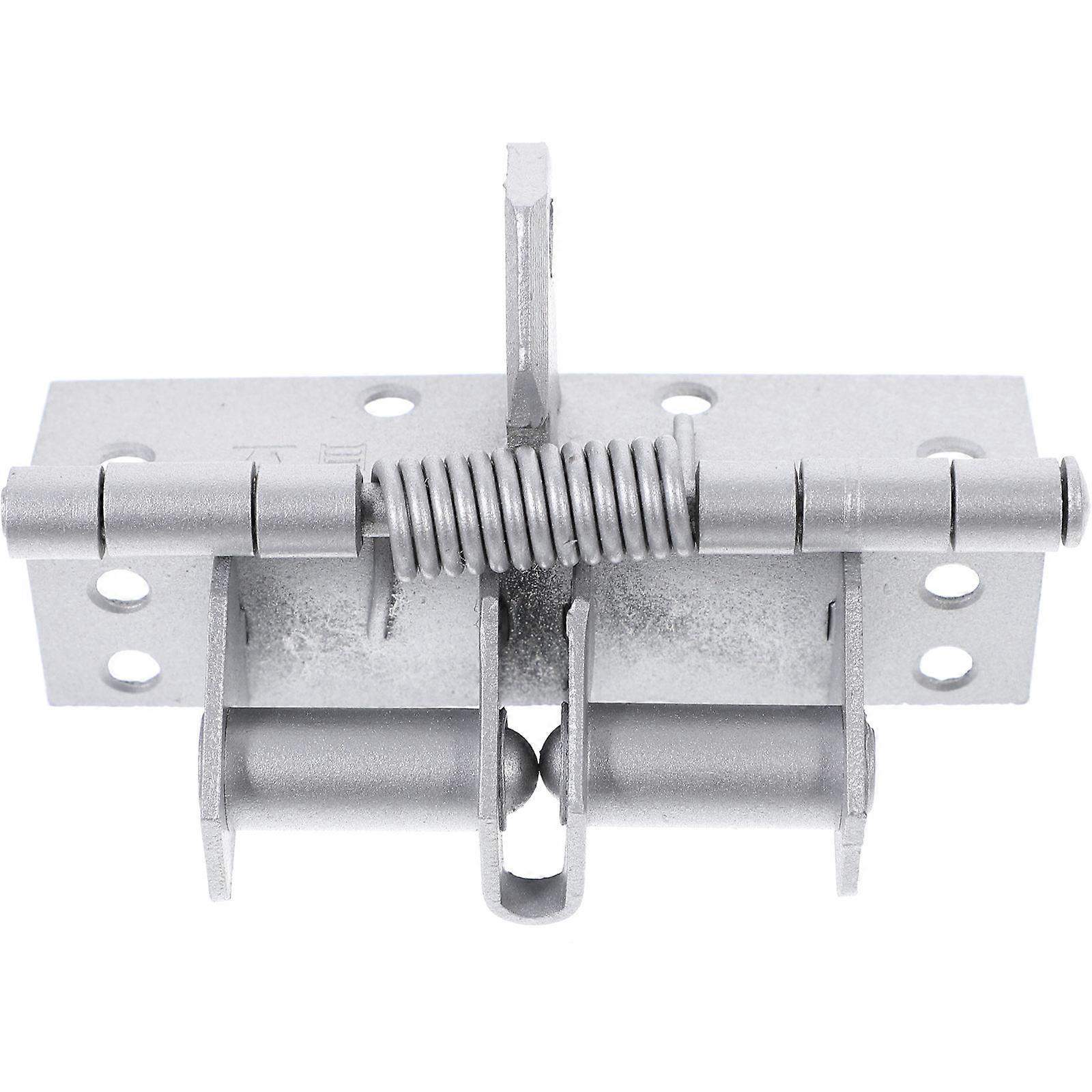 Locking Hinge 90 Degree Positioning Iron Residential Door Closer 1Set