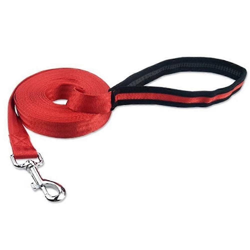 Katzenleine Hundeleine Kleine Hundeleine für kleine Hunde Lange Hundeleine AntiPull Hundeleine Seil Hundetraining Rot 10 m
