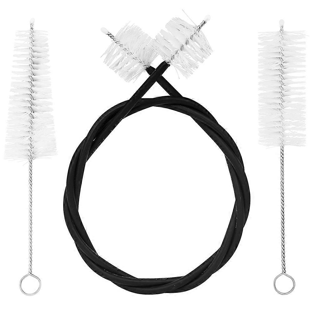 3pcs Trumpet Cleaning Kit with Rope Brush, Valve Brush & Mouthpiece Brush for Easy Maintenance and Sound Quality Preservation
