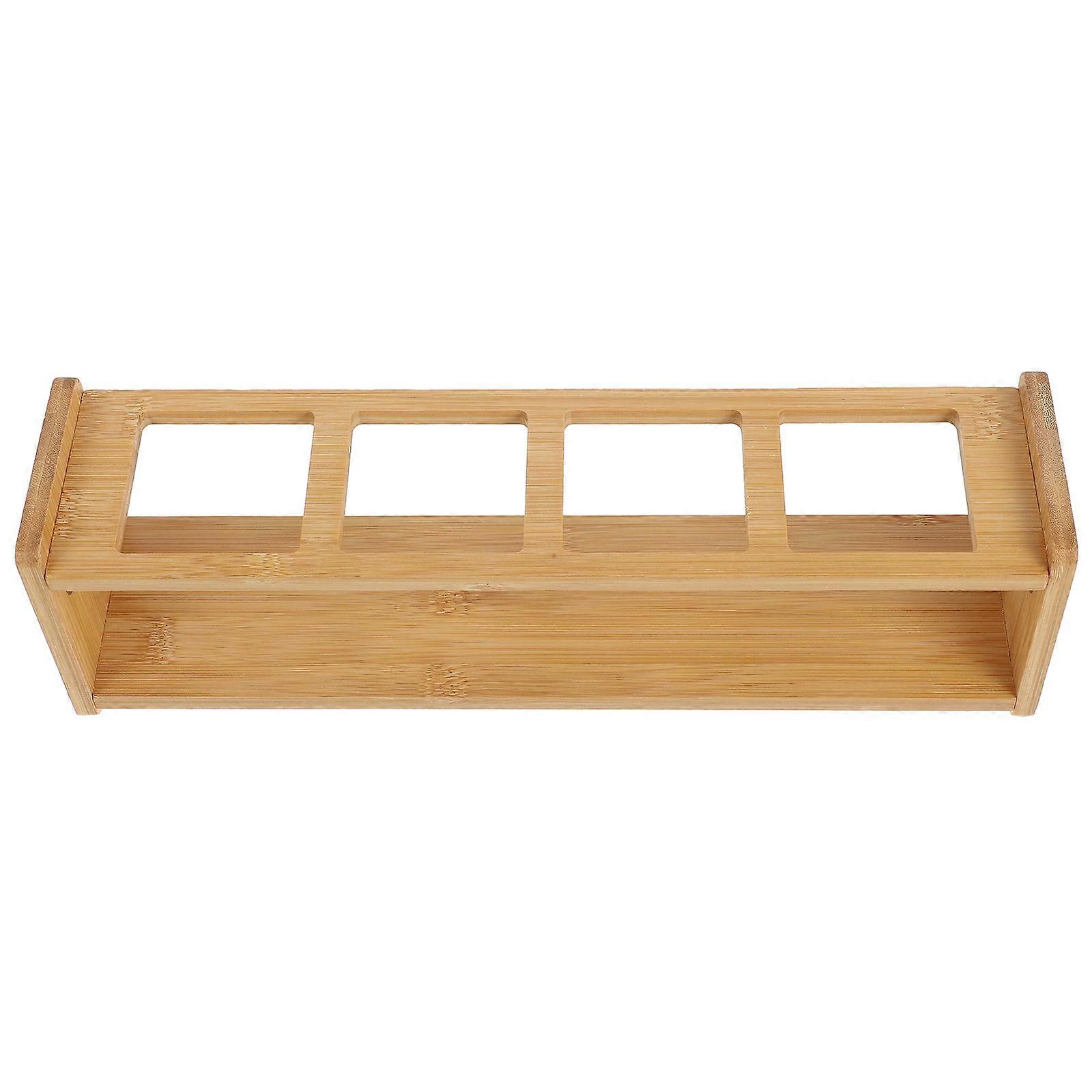 Condiment Bottle Holder For Kitchen Spice Bottle Storage Compartment Design Synthetic Material Cooking Enthusiasts 1Set