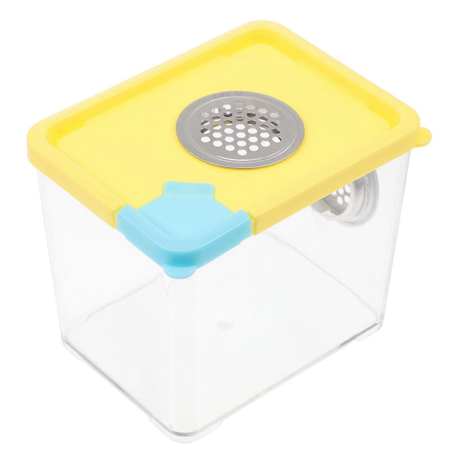 Durable Transparent Reptile Breeding Container with Lid for Spiders, Geckos, Snakes, and Other Pets – Ideal for Display and Transport