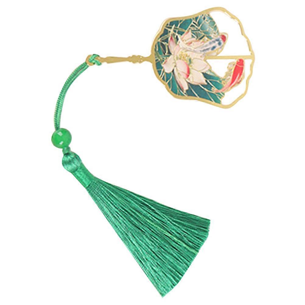 Tassel Bookmark Beautiful Metal Leaf Design For Books Scrapbooks Notebooks 1Pc