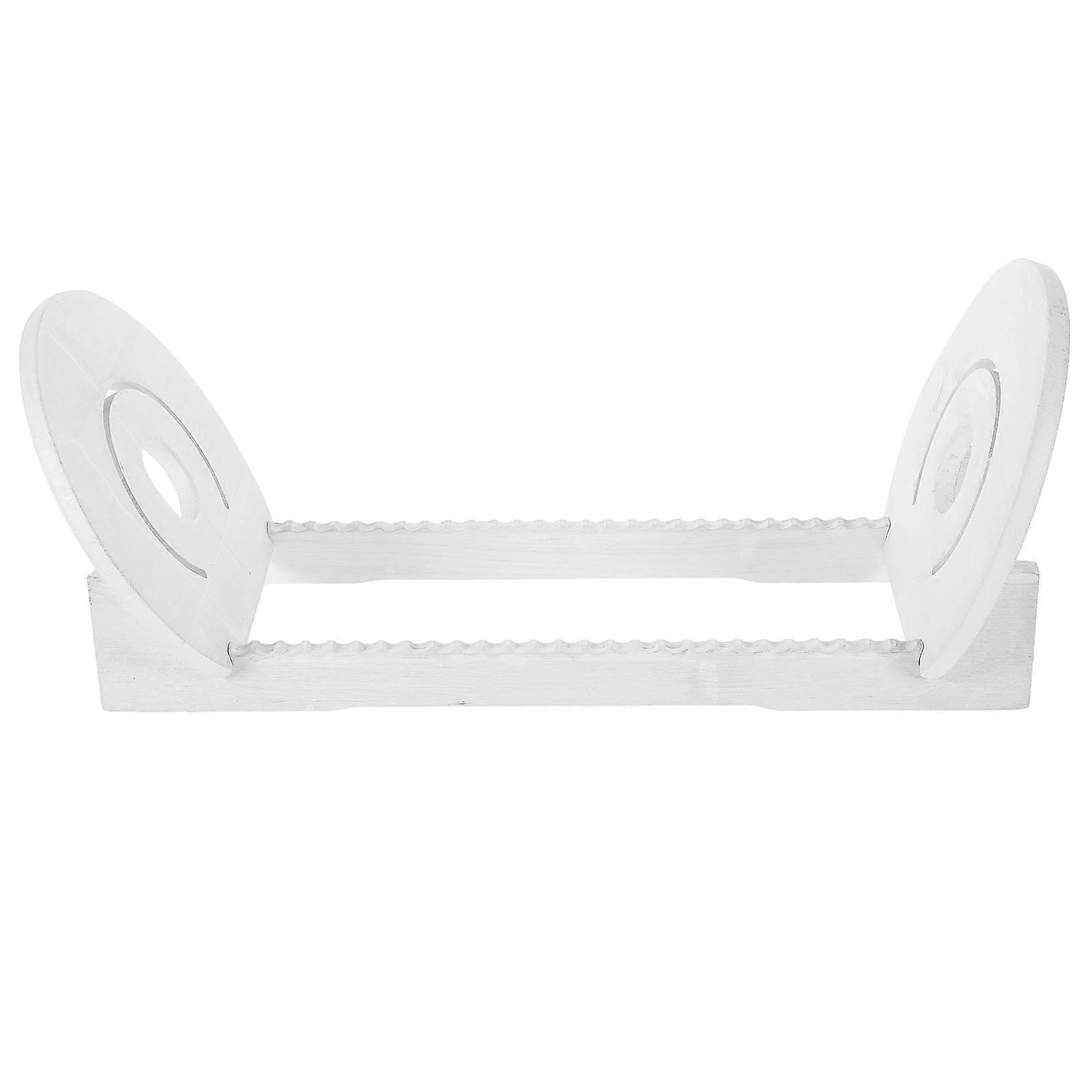 Wood Record Stand Cd Holder Rack Simple Design Home Decoration 11.5×5.4×4.3in Storage 1Pcs
