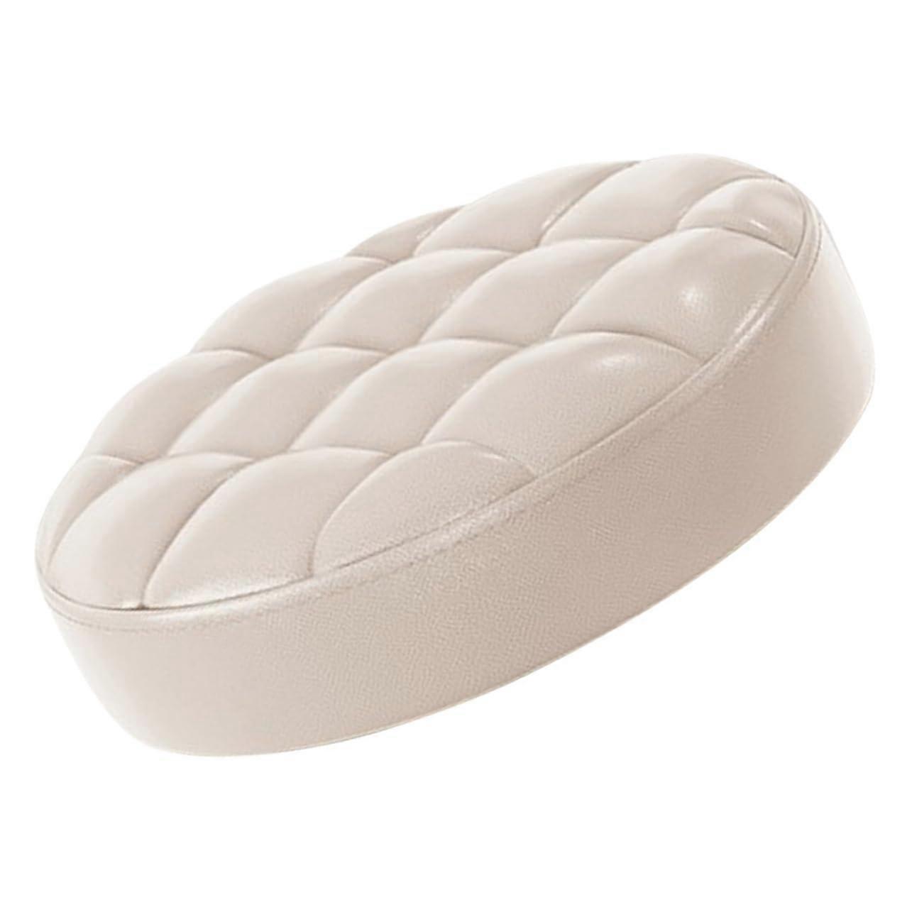 Round bar stool replacement seat cushion made of foam, suitable for chair supply and bar stools.