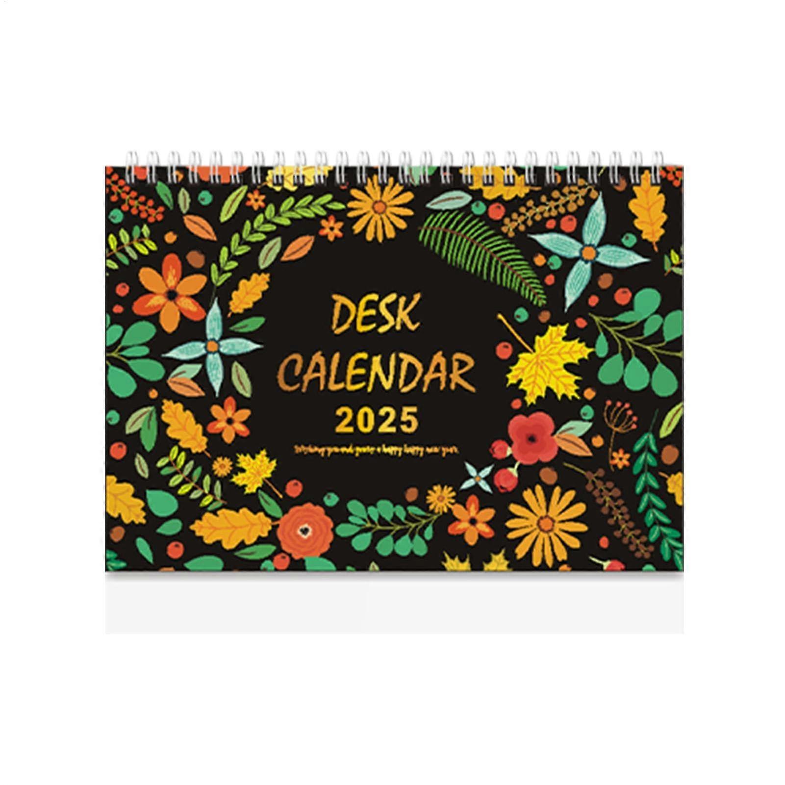 Blume Schreibtischkalender Tischkalender, Tagesplaner, Kreativer Tischkalender, Schreibtischdekoration, Zubehör für Schlafzimmer, Wohnzimmer, Arbeitszimmer
