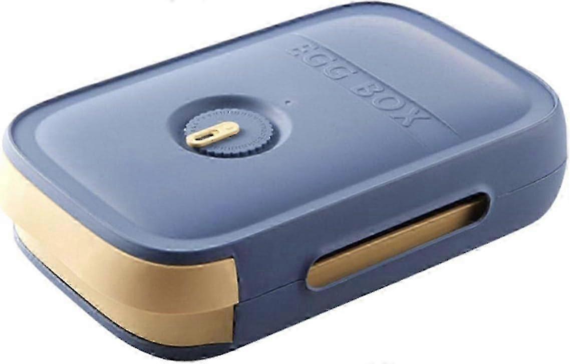 Plastic Drawer Type Egg Storage Box - Kitchen Refrigerator Organizer for Freezer & Tableware - Durable & Practical Design