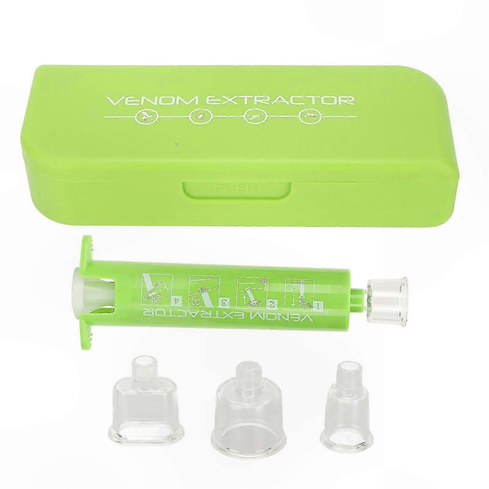 First Aid Outdoor Bite Removal Tool with Vacuum Suction for Healing Support