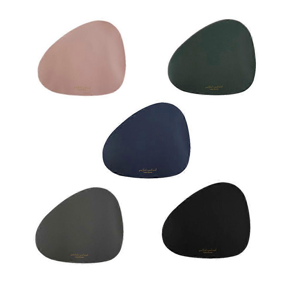 PU AntiSlip Placemats for Dining Table Heat Insulation and Waterproof 37x43cm Assorted Color