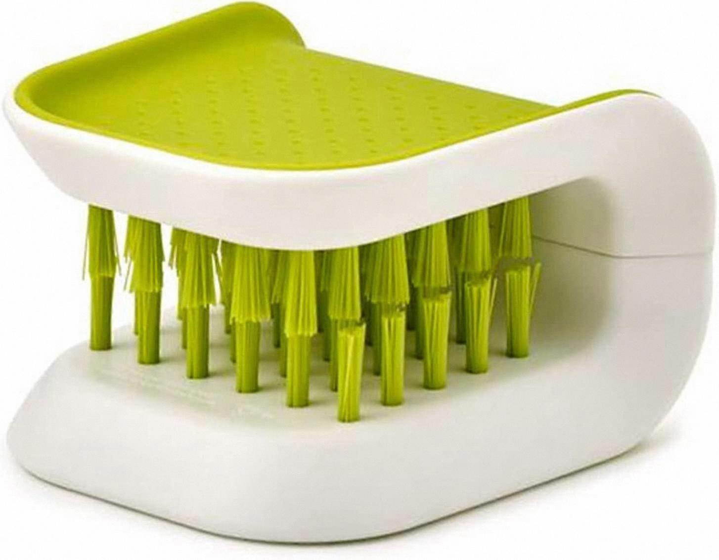 Green Multi-Function Kitchen Cleaning Brush for Household Use
