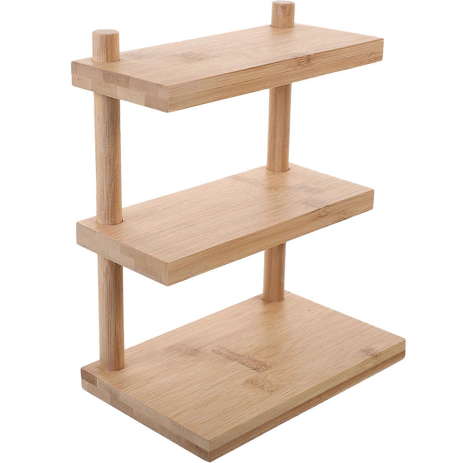 Bamboo Eyewear Display Stand Organizer for Sunglasses – Space Saving Desktop Holder with Stylish Design for Easy Access and Home Decor