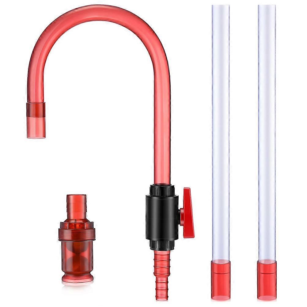 Here's a polished product description for your **Portable Aquarium Siphon Cleaner**:
### **Portable Aquarium Siphon Cleaner – Ergonomic Water