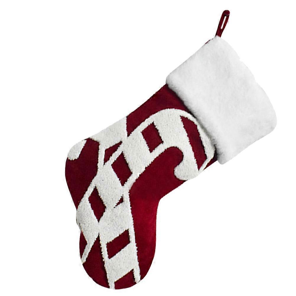 Candy Pouch Stocking Creative Candy Bag Christmas Party Polyester Sleigh Shape Hanging Pendants 1Pc