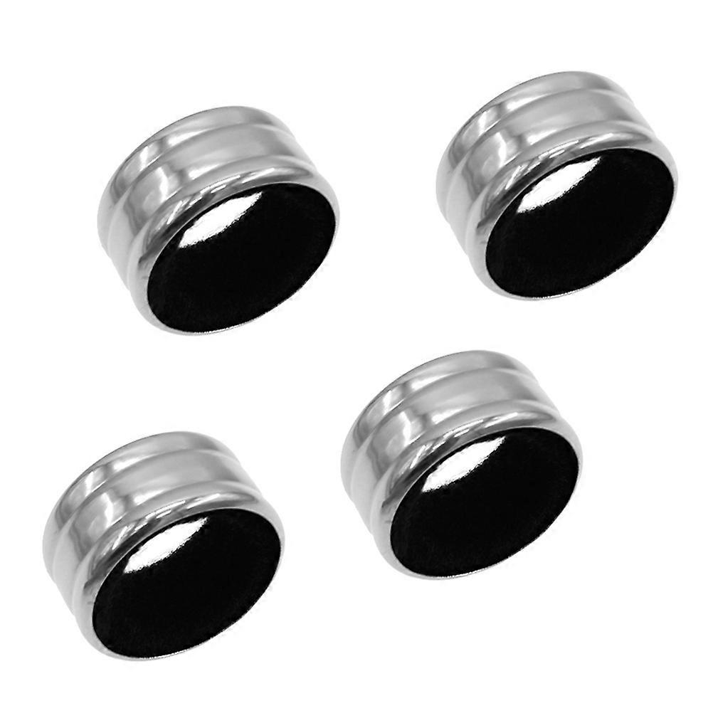 Wine Anti Drip Ring 4Pcs Stainless Steel Collar For Wine Lovers Household And Restaurant Use Leak-Proof Functionality
