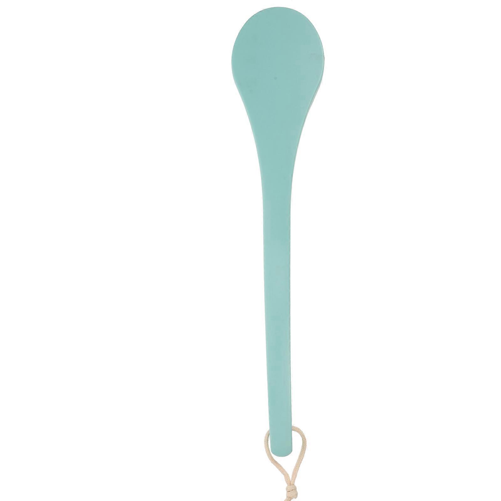Silicone Shower Brush for Exfoliating Skin with Durable PP Material and Ergonomic Design Green