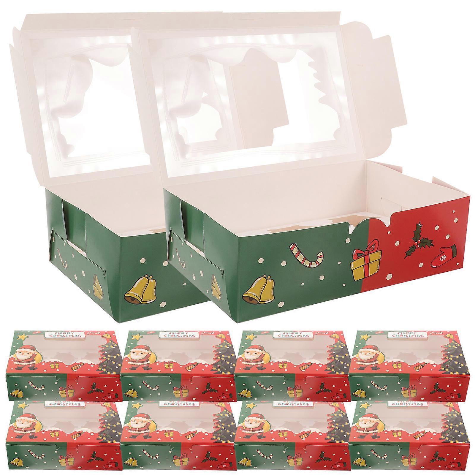 Baking Package Boxes Food Packaging Boxes Family Friends Multi 10Pcs