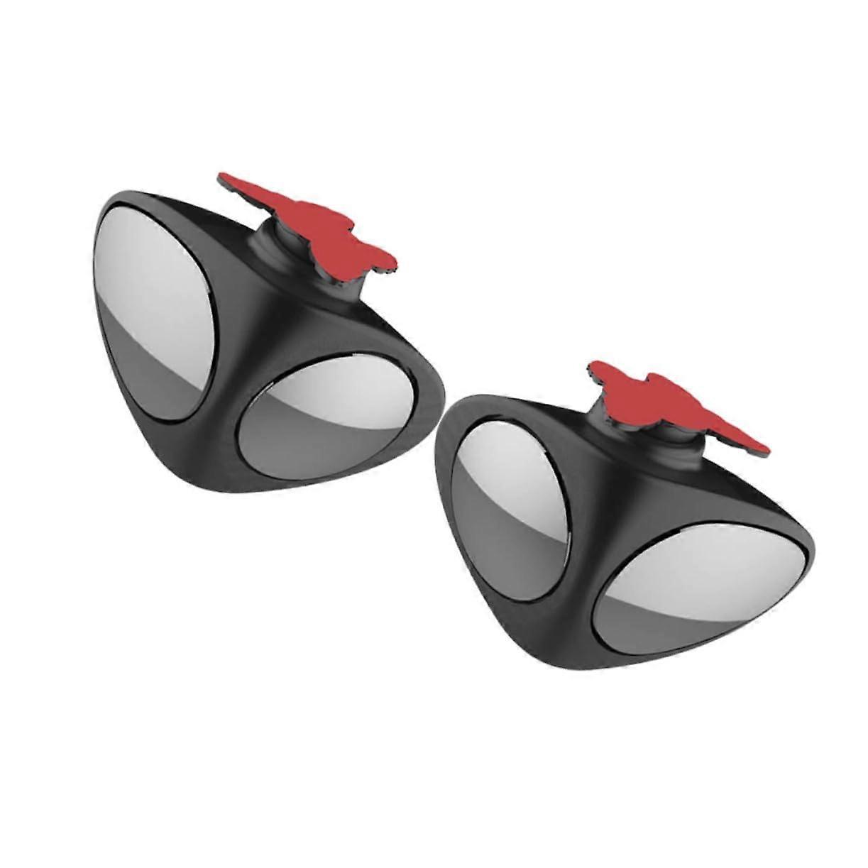 360 Wideangle Auto Rearview Mirror Blind Spot Mirror for Car 2Piece Set Safe Driving Easy to Install Rearview Mirror