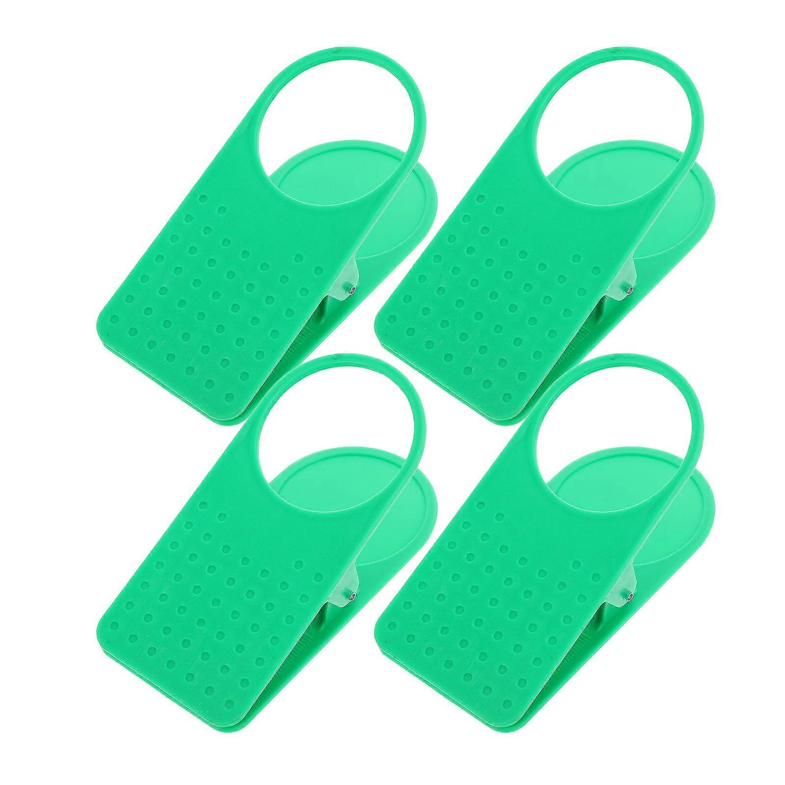Portable Desk Side Cup Holder Clip for Cups and Bottles Made of Plastic Assorted Color