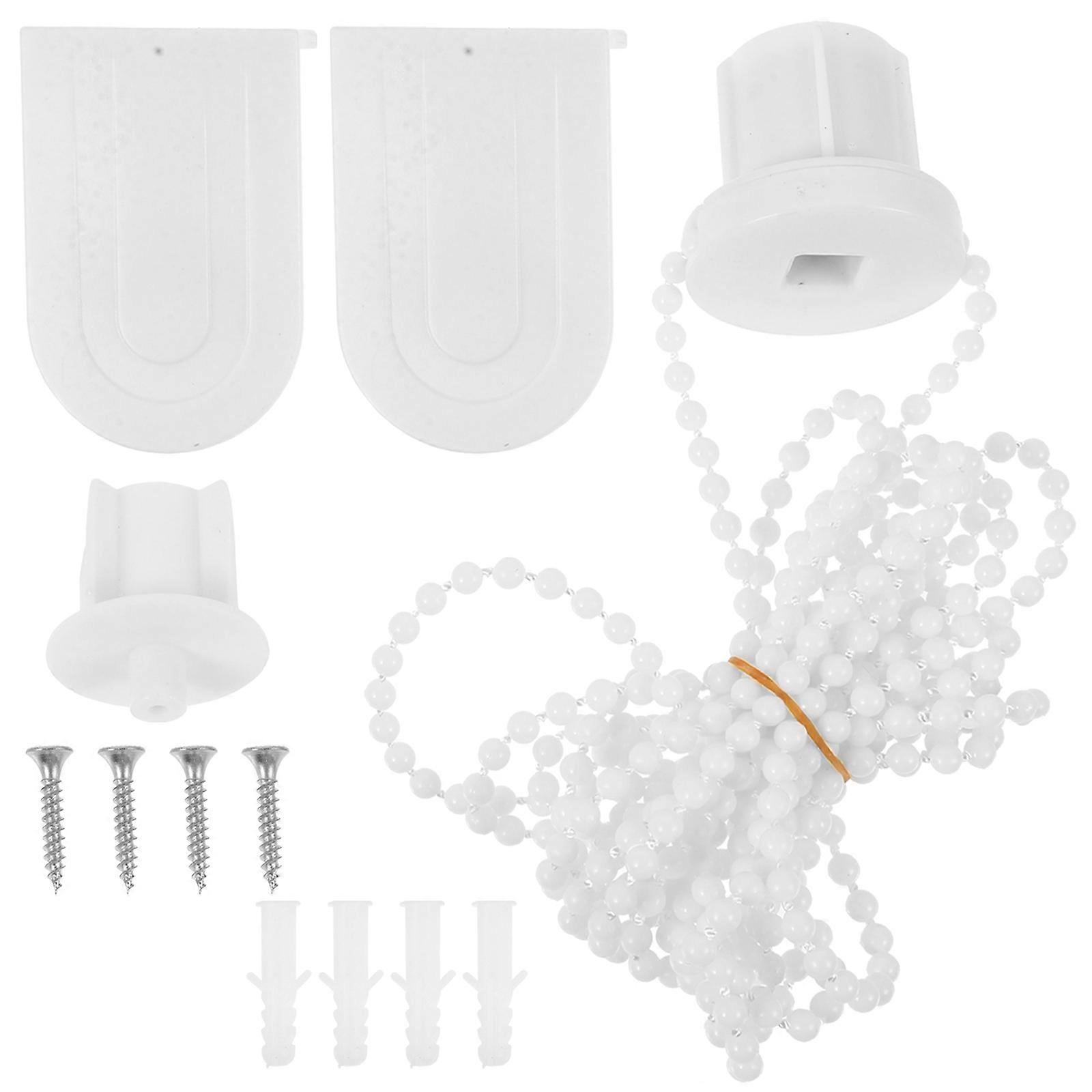 Roller Shade Hardware Replacement Parts for Decoration Constructed with Plastic White Color