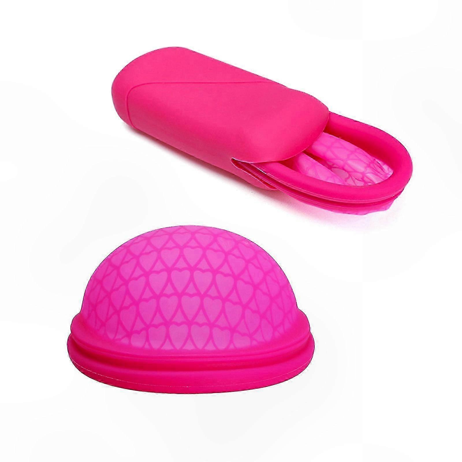 Silicone Menstrual Disc, 50ml Capacity, Elastic Leak-Free Design, 85x76x34mm, Soft Reusable Cup