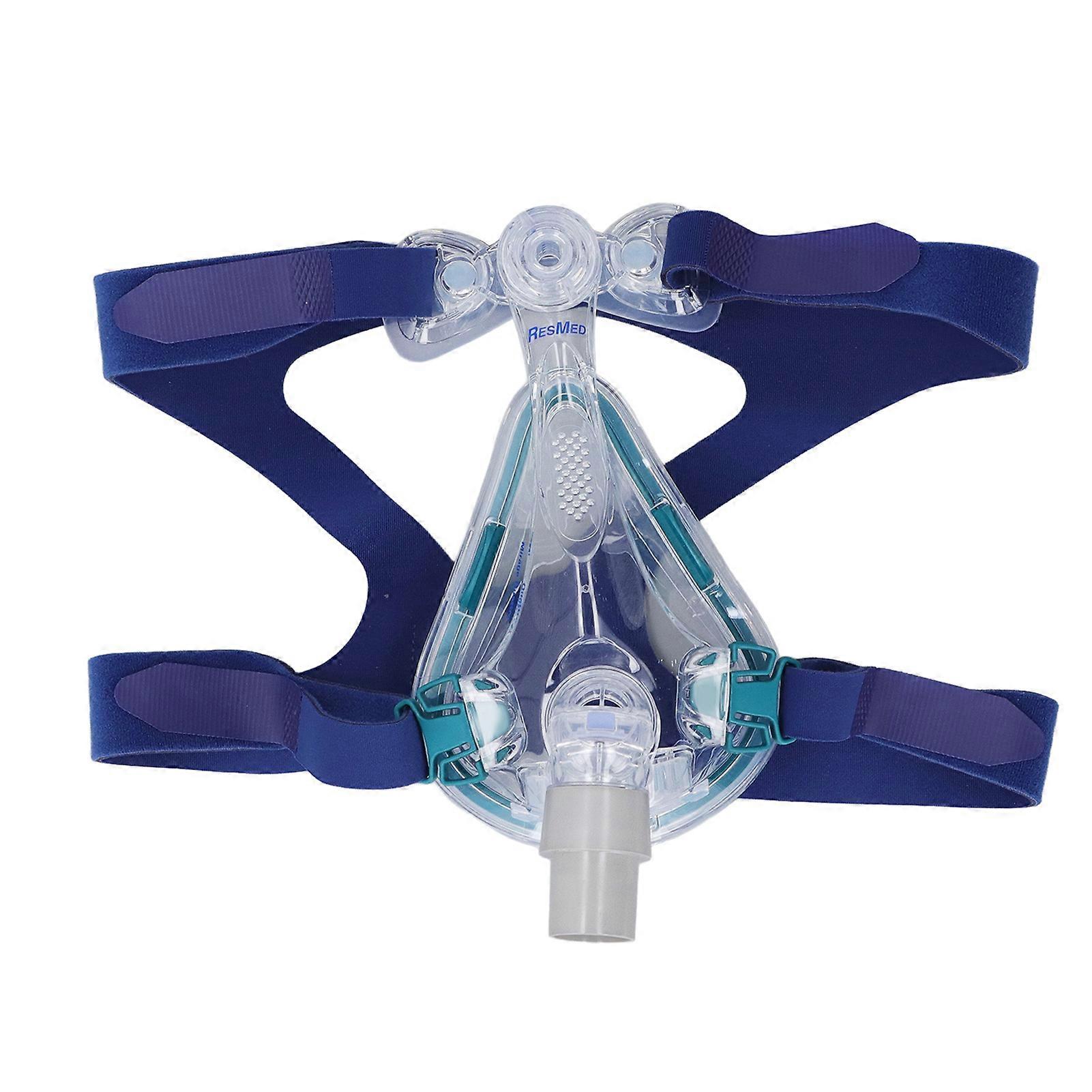 Breathing Machine Face Guard with Headgear Silicone Cushion Replacement Accessory Fit for Resmed Mirage Quattro S
