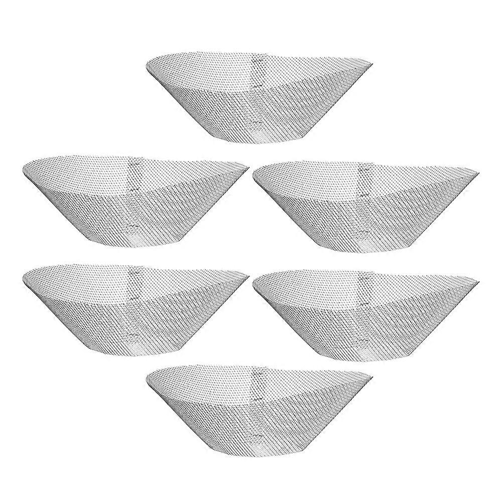 6pcs High Efficiency Range Hood Grease Filters, Mesh Replacement for Easy Cleaning, Compatible with Multiple Cooker Hood Models