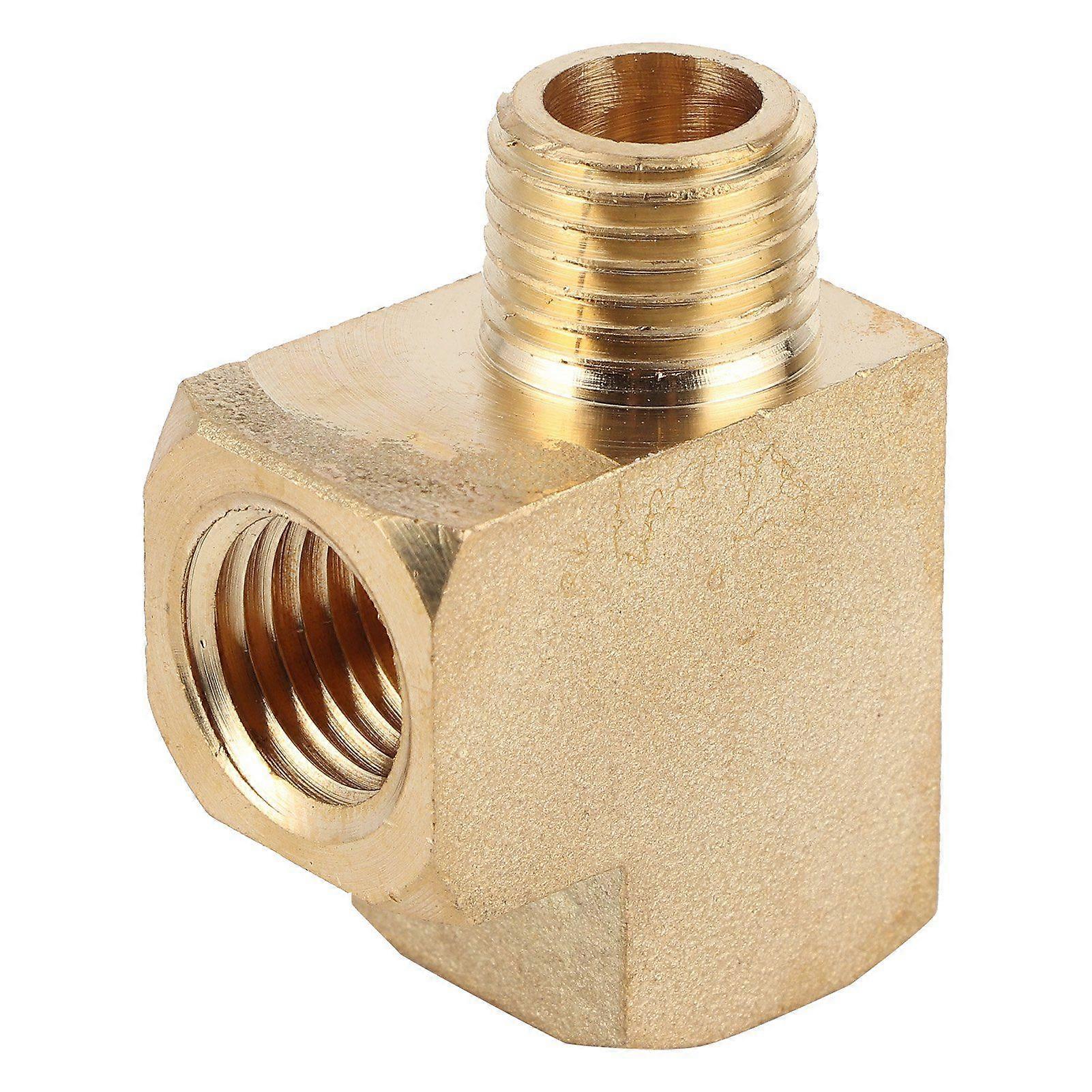Street Pipe Tee NPT Male Thread Joint Solid Brass 1000PSI
