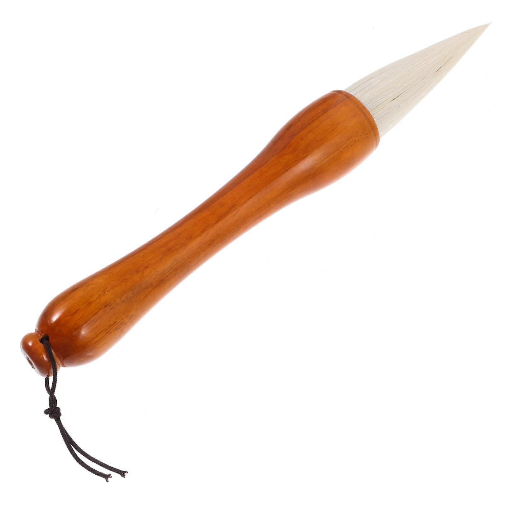 Traditional Chinese Calligraphy Brush With Soft Bristles And Long Handle, For Painting, Drawing And Calligraphy