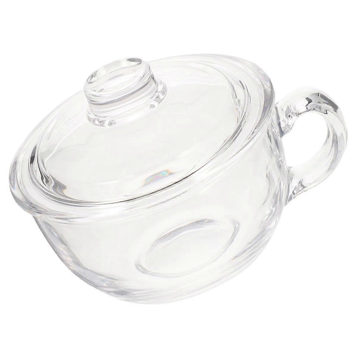 Bowl With Lid And Handle Heat Resistant Versatile Bowl For Soup Yogurt And Fruit Kitchen And Catering