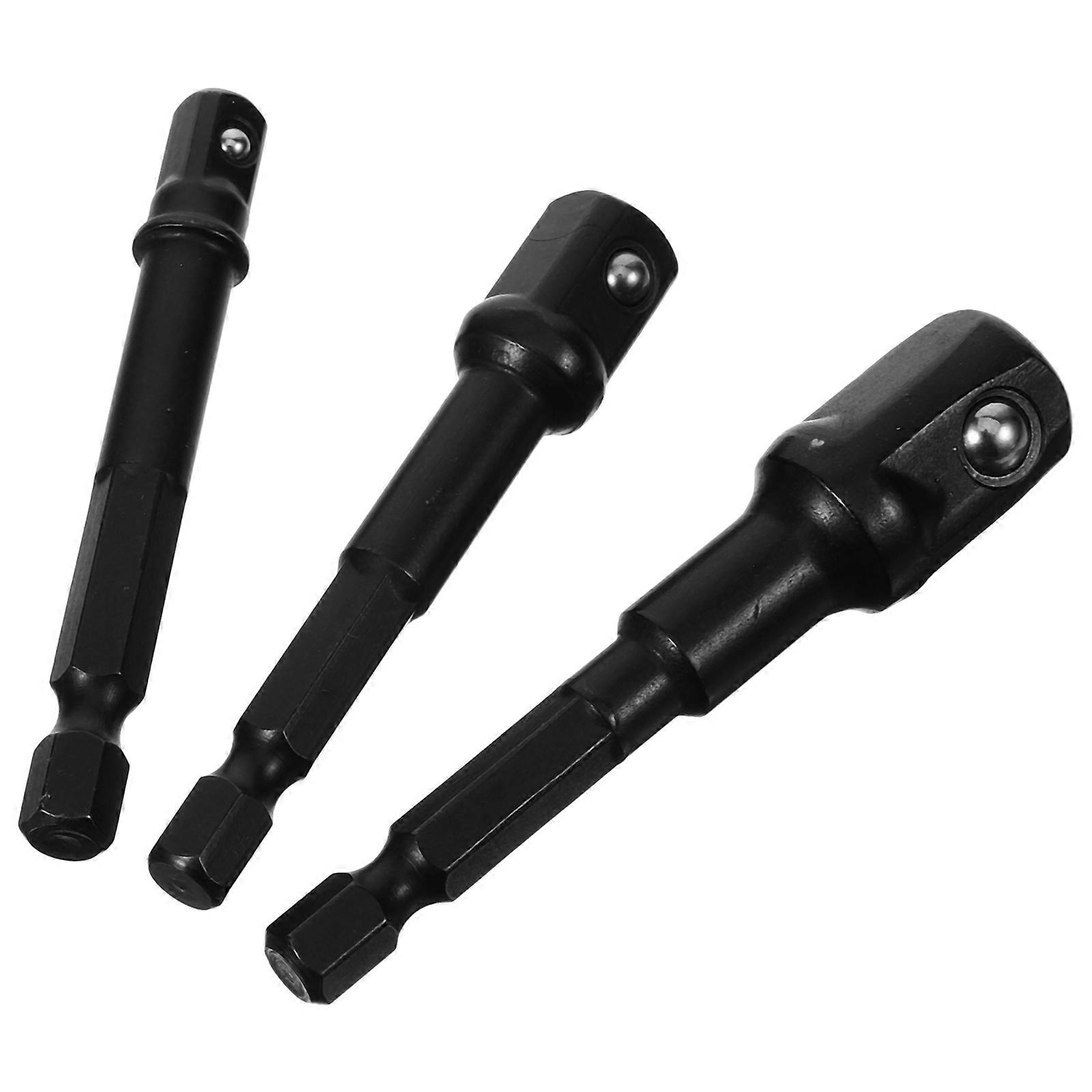 1 Set Socket Adapter 3/8 Inch 1/2 Inch 1/4 Inch Drill Tool Adapter