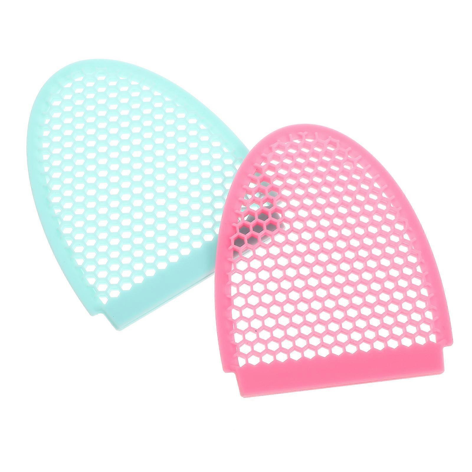 כלי לניקוי פנים 2 יחידות עיצוב ארגונומי מברשת פילינג פנים דו צדדית לנשים ניקוי עור נסיעות עם פונקציית ניקוי עמוק