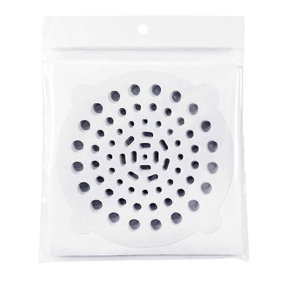 20PCS Durable Hair Filtering Stickers for Kitchen Sink, Floor Drain, Shower, Laundry, and Bathtub – Easy Installation Adhesive Drain Covers to