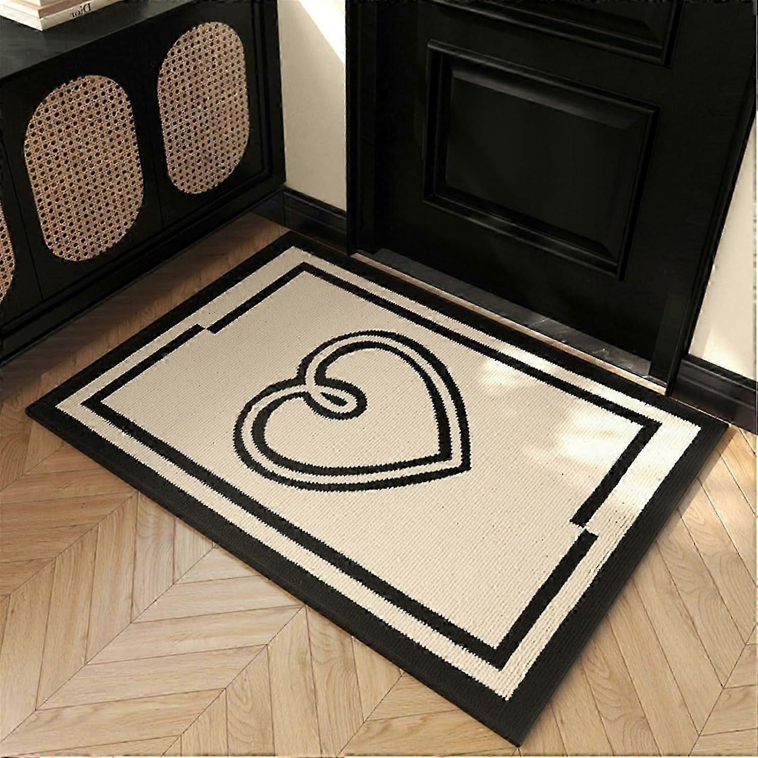 Durable Non-Slip Mat for Indoor and Outdoor, Machine Washable with Stylish Design