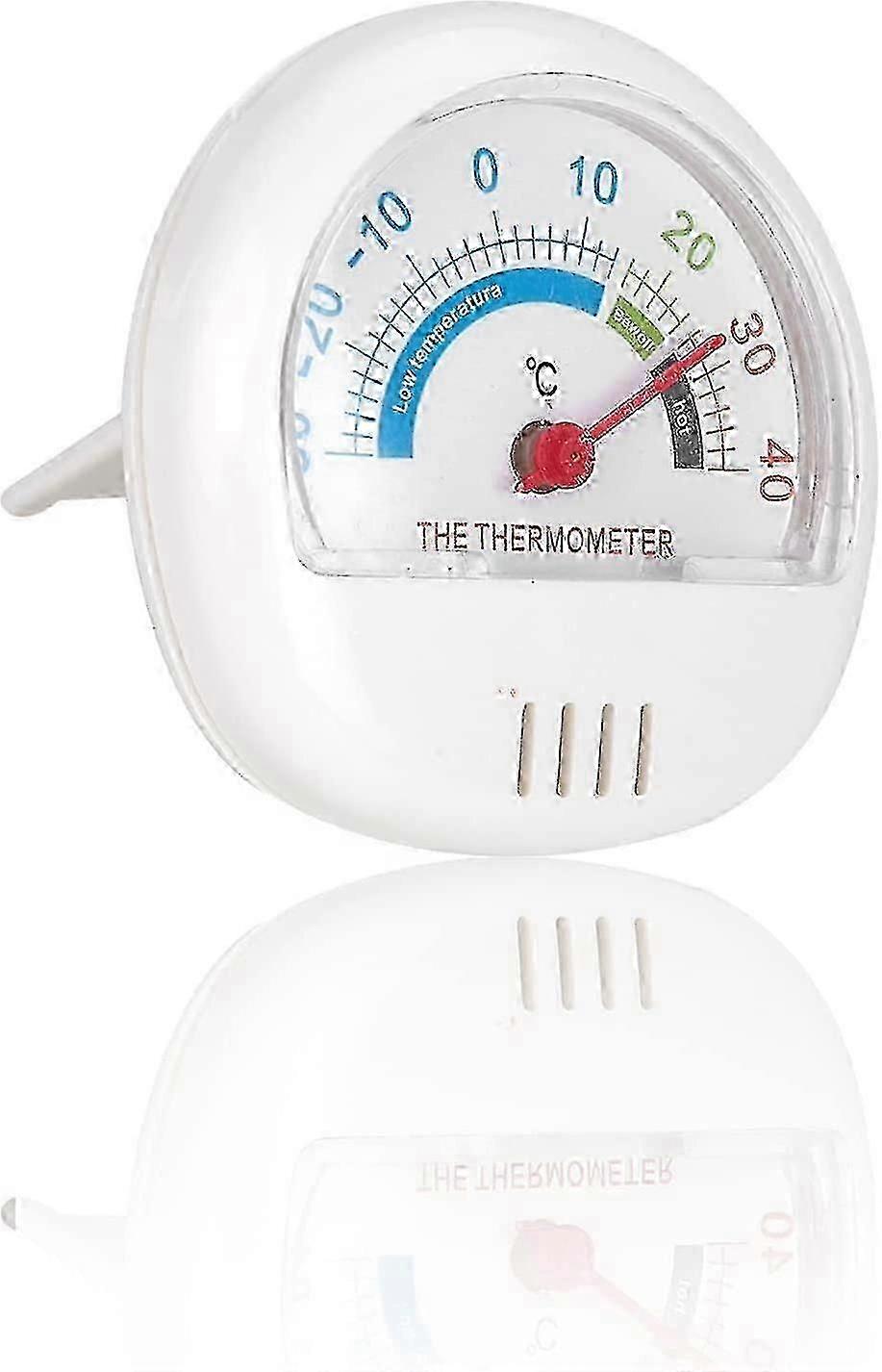 Mini Fridge Thermometer Large Mechanical Dial Thermometer(white) SZRH
