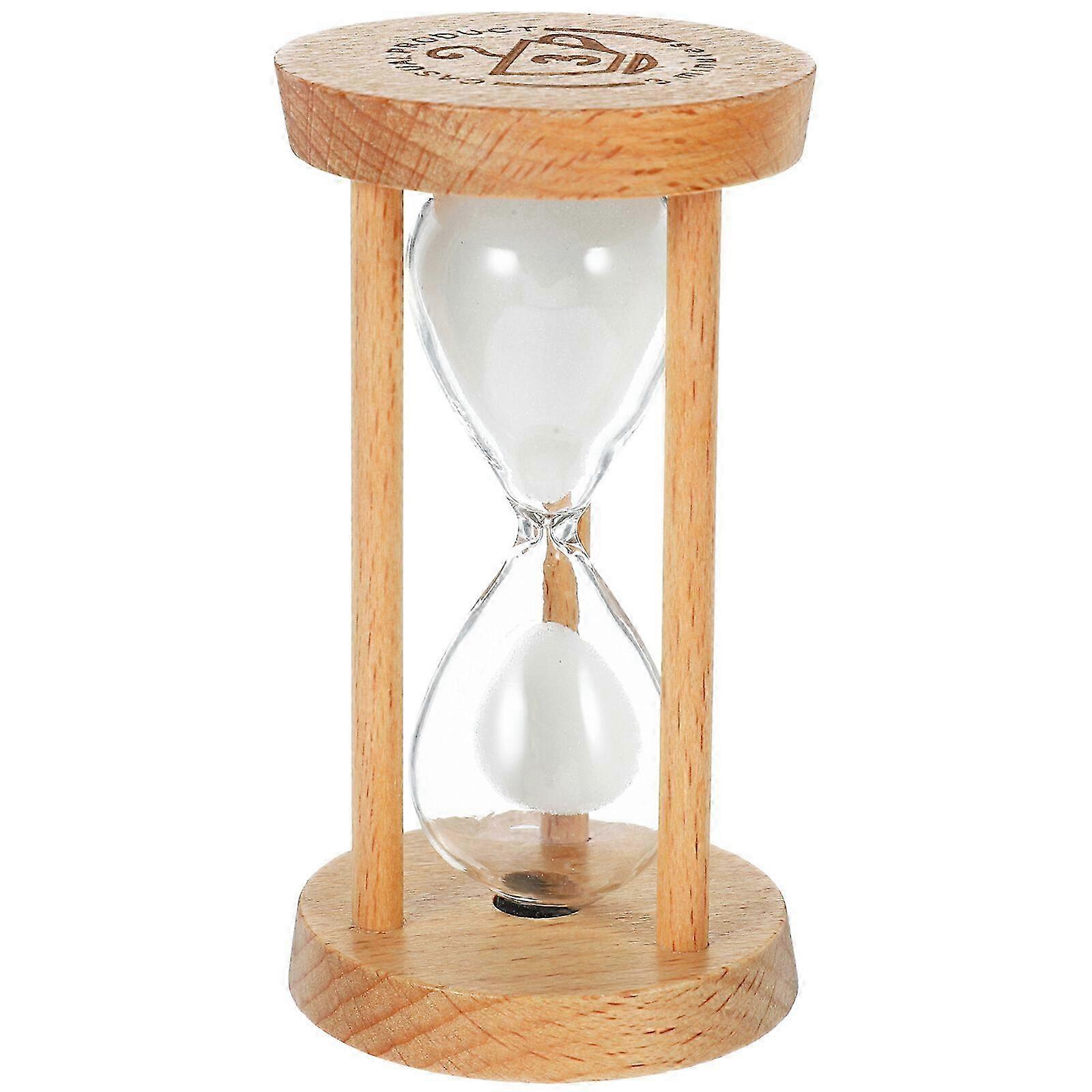 2025 Multi-gebruik Zandklok Houten Zandloper Decor 3-Minuten Zand Timer Houten Zandloper Timer Decor
